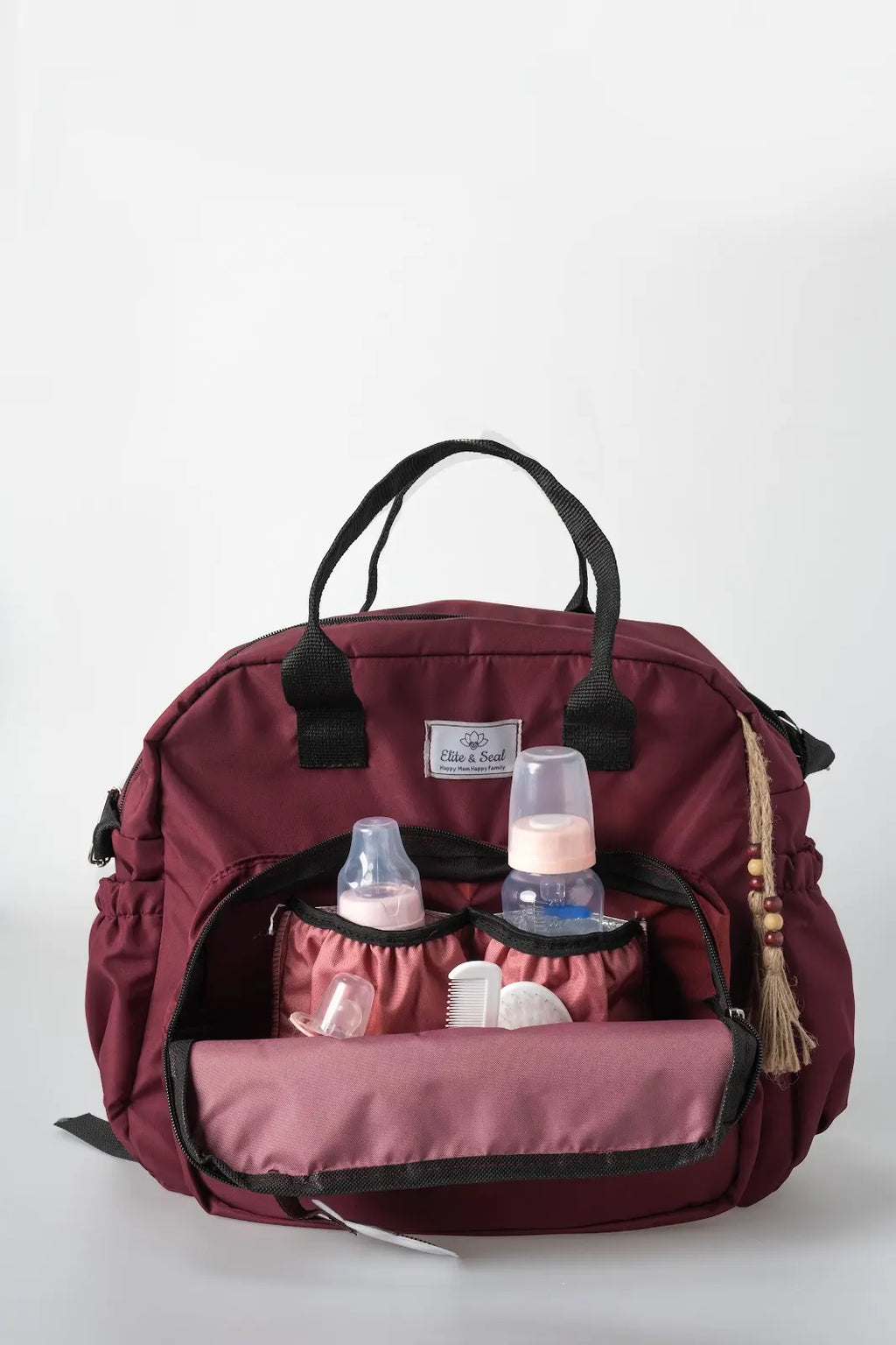 Luna Bordo Anne Bebek Bakım Çantası