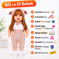 Pudra Pembe 60 Cm Trikolu Masal Anlatan Anlatan Umay Bebek Et Bebek