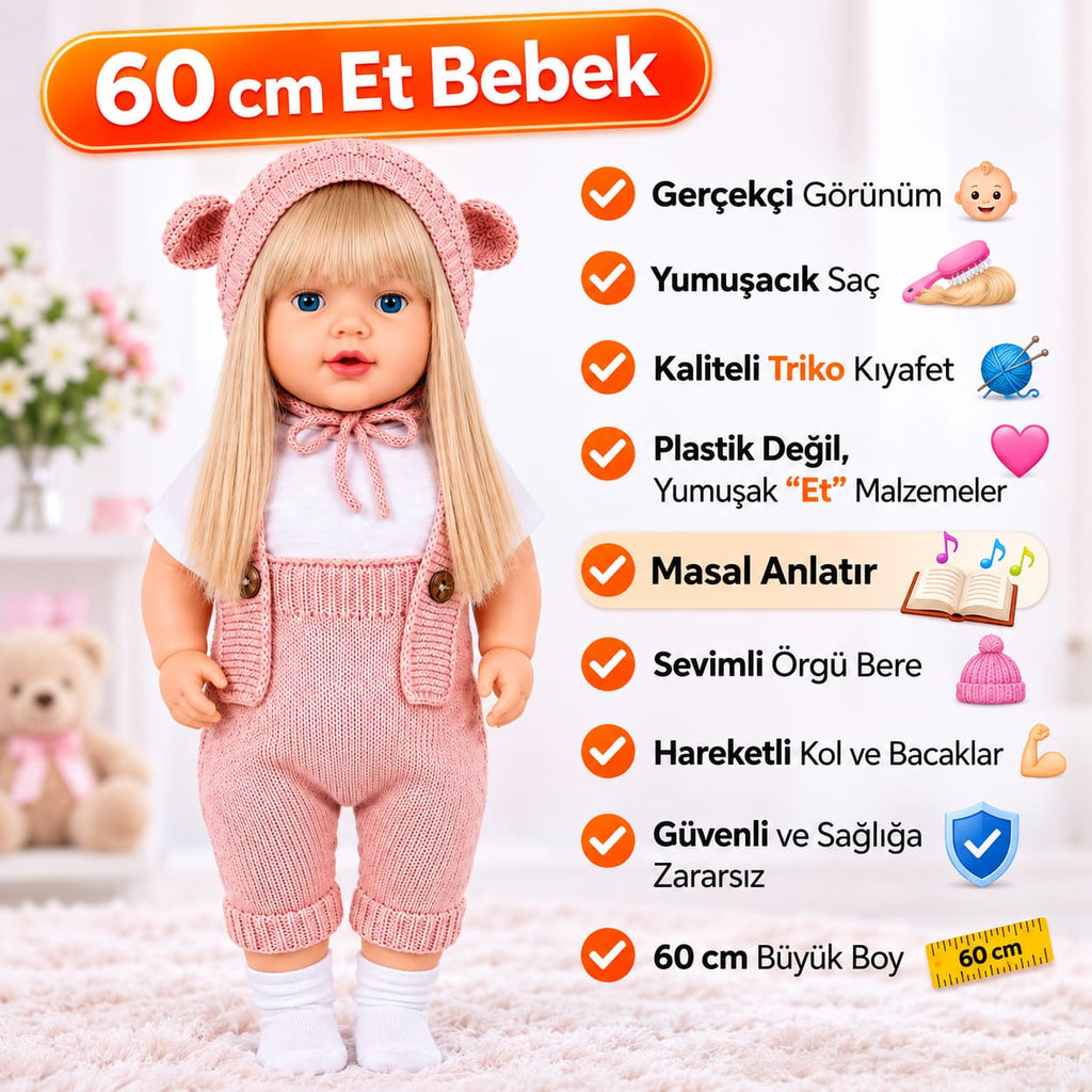 Pudra Pembeli 60 Cm Trikolu Masal Anlatan Anlatan Umay Bebek Et Bebek