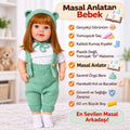 Yeşilli 60 Cm Trikolu Masal Anlatan Anlatan Umay Bebek Et Bebek