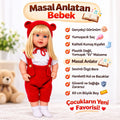 Kırmızı Sarışın 60 Cm Trikolu Masal Anlatan Anlatan Umay Bebek Et Bebek